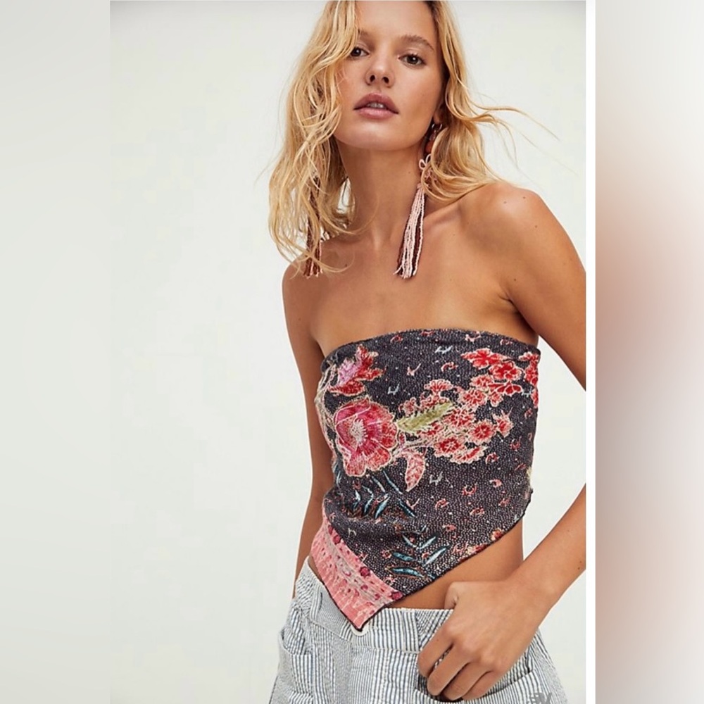 Free People one Raya Bandana Top Size
